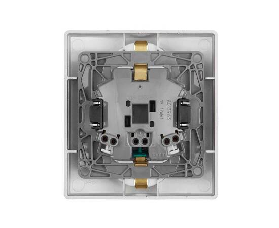 Розетка двойная с/з со шторками Legrand Inspiria 673757, изображение 4