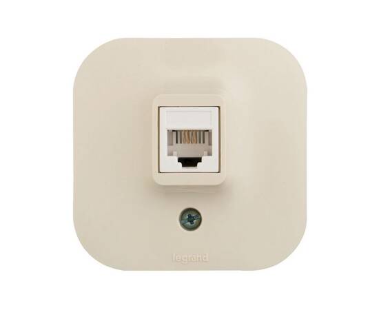 Розетка компьютерная RJ45 Legrand Quteo 782254, изображение 2