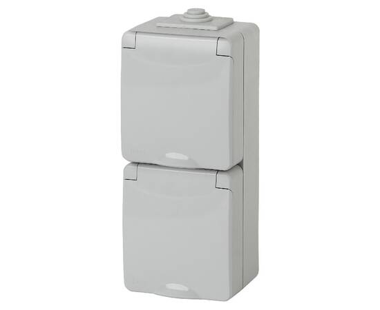 Розетка 2х2P+E Эра 11-2608-03 Б0036003