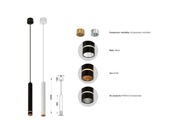 Подвесной светильник Mantra Split 8878, изображение 3