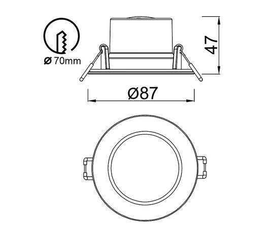 Встраиваемый светильник Mantra Yucatan 8848, изображение 4