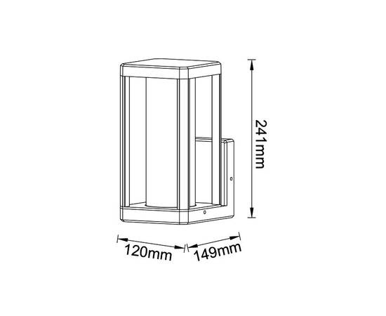 Уличный настенный светильник Mantra Nevada 8898, изображение 4