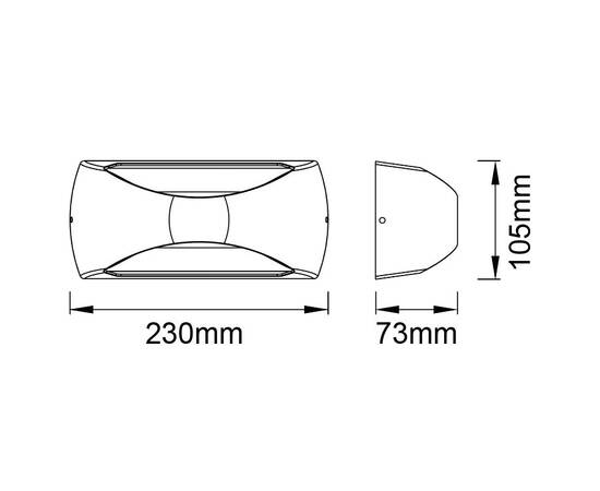 Уличный настенный светильник Mantra Butan 8902, изображение 3