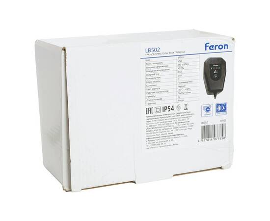 Трансформатор Feron LB502 60Вт DC230В 51503, изображение 8