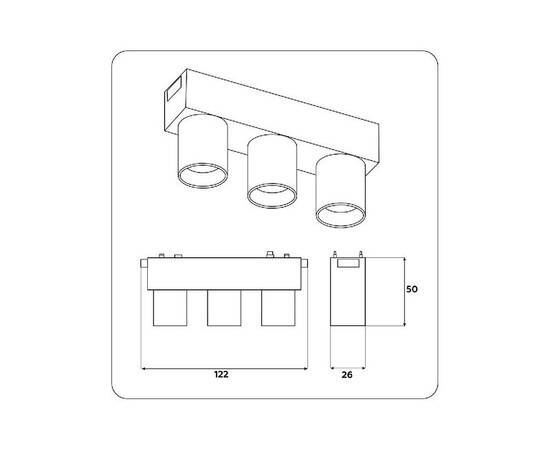 Трековый магнитный светильник Ambrella Light Track System GV1503, изображение 7