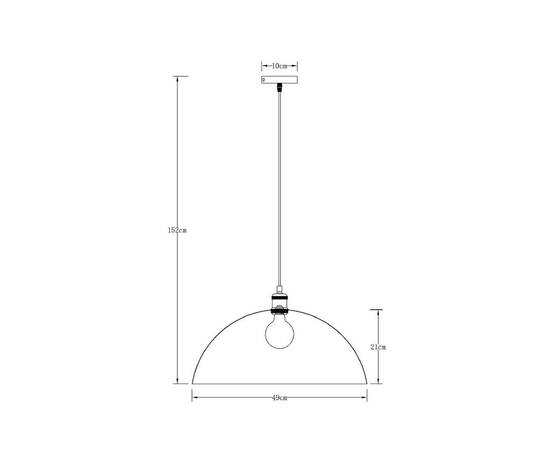 Подвесной светильник Arte Lamp Cappello A7056SP-1BK, изображение 4
