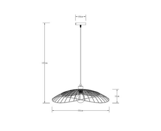 Подвесной светильник Arte Lamp Woodstock A7061SP-1BK, изображение 4