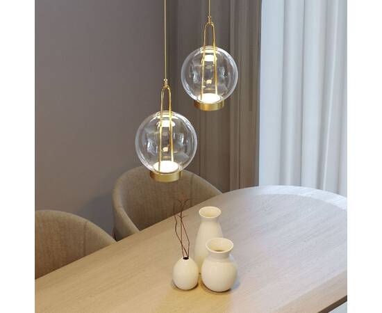 Подвесной светильник Eurosvet Frasco 50267/1 LED латунь a069344, изображение 7