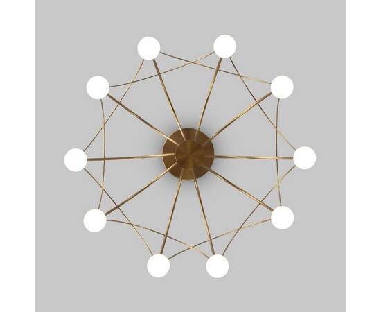 Люстра на штанге Eurosvet Ragno 90031/10 LED золото a069303, изображение 5