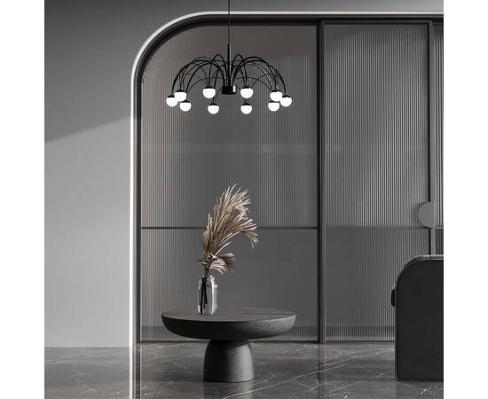 Подвесная люстра Eurosvet Ragno 90034/10 LED черный a069301, изображение 5