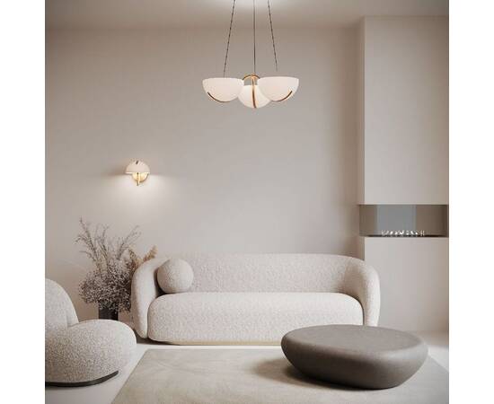 Подвесная люстра Eurosvet Emisfero 50083/3 LED золото a069300, изображение 6