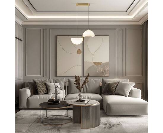 Подвесной светильник Eurosvet Emisfero 50083/2 LED золото a069299, изображение 2