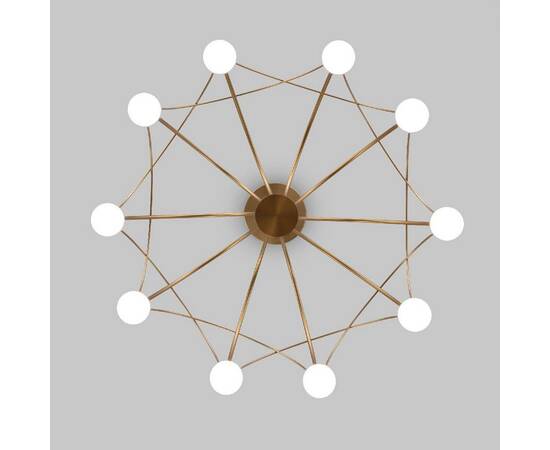 Подвесная люстра Eurosvet Ragno 90030/10 LED золото a069298, изображение 5