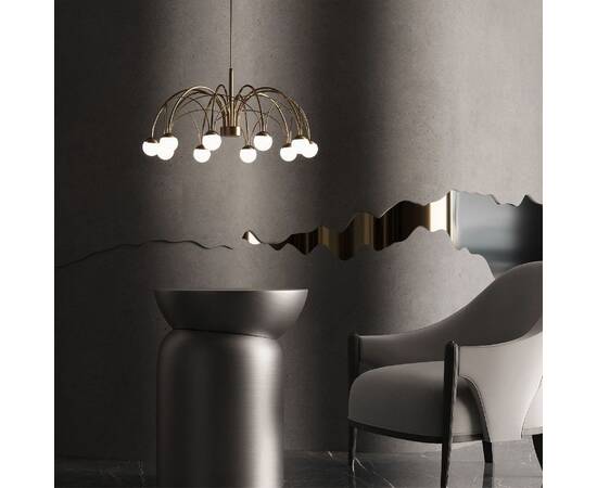 Подвесная люстра Eurosvet Ragno 90030/10 LED золото a069298, изображение 6