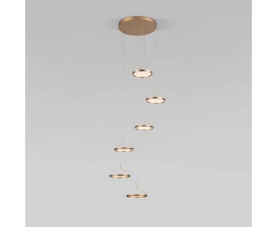 Каскадная люстра Eurosvet Crespella 90034/6 золото a069295