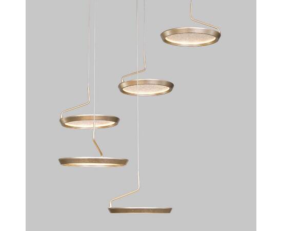 Каскадная люстра Eurosvet Crespella 90034/6 золото a069295, изображение 3