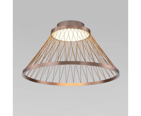 Потолочная люстра Eurosvet Cesta 40019/1 LED коричневый a069291