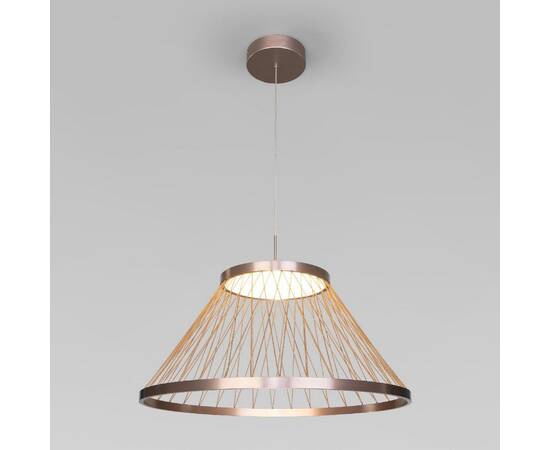 Подвесная люстра Eurosvet Cesta 40017/1 LED коричневый a069288