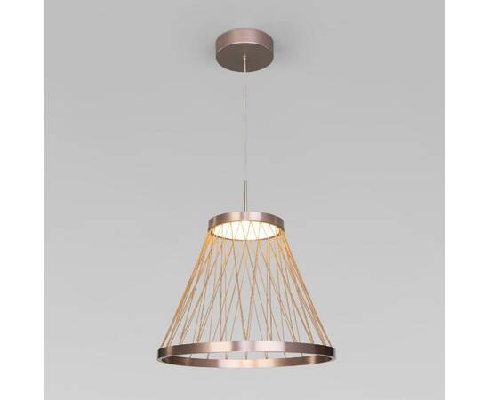 Подвесной светильник Eurosvet Cesta 40016/1 LED коричневый a069283