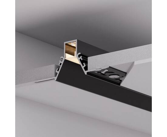 Алюминиевый профиль Arlight COMFORT10-V-FANTOM-2000 BLACK 052541, изображение 5