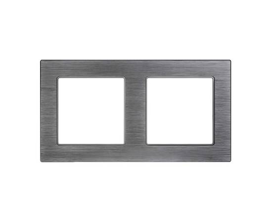 Рамка на 2 поста Arlight FRM-PRESTO-ALS-2-GR 043856