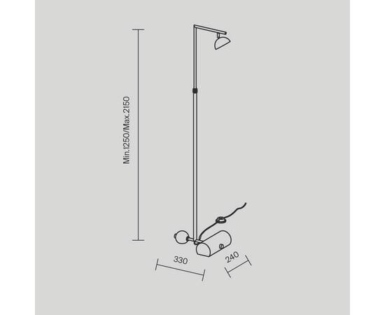 Торшер Maytoni Pikant MOD372FL-L10BS3K, изображение 9