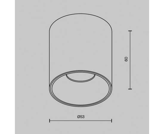 Накладной светильник Maytoni Alfa LED C064CL-5W2.7K-RD-B, изображение 11