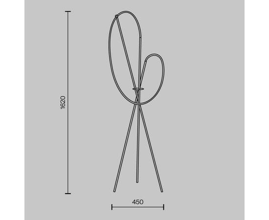 Торшер Maytoni Crochet MOD369FL-L36BS3K, изображение 7