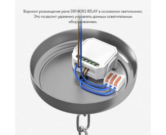 Двухканальное Wi-Fi реле-диммер Denkirs Relay RL1004-DM/1, изображение 3
