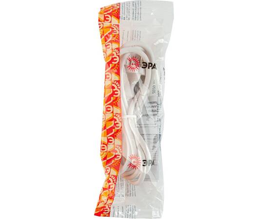 Шнур сетевой с вилкой Эра UX-2x0,75-1,5m-W Б0048680, изображение 3