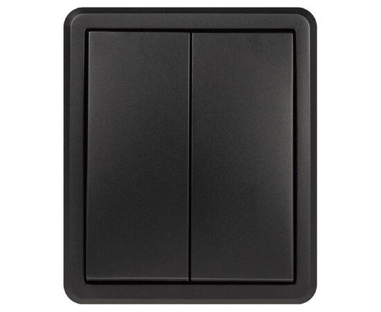 Выключатель двойной с подсветкой Эра Эксперт 11-1205-05 Б0063021