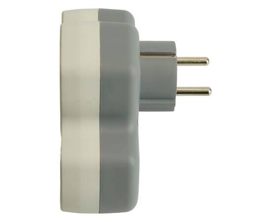 Разветвитель сетевой 2-местный с/з и USB+Type C Stekker ADP16-15-20 50071, изображение 4