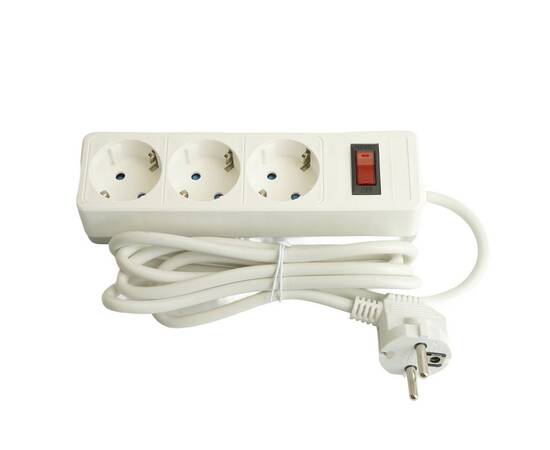 Сетевой фильтр 3-местный с/з Stekker Optima HM20-31-03 50087, изображение 5