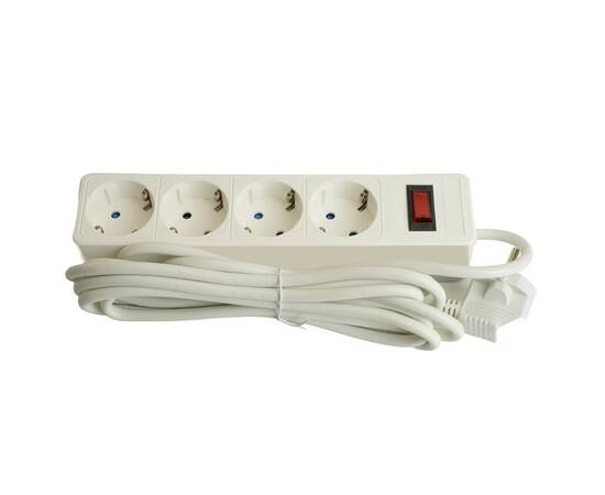 Сетевой фильтр 4-местный с/з Stekker Optima HM20-41-02 50089, изображение 5