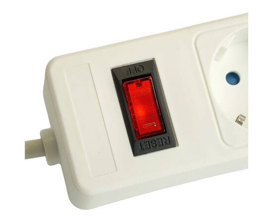 Сетевой фильтр 4-местный с/з Stekker Optima HM20-41-02 50089, изображение 8