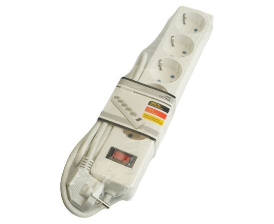 Сетевой фильтр 5-местный с/з Stekker Optima HM20-51-02 50092, изображение 7