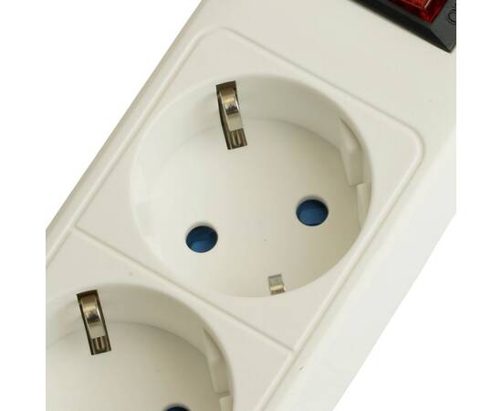 Сетевой фильтр 5-местный с/з Stekker Optima HM20-51-03 50093, изображение 3