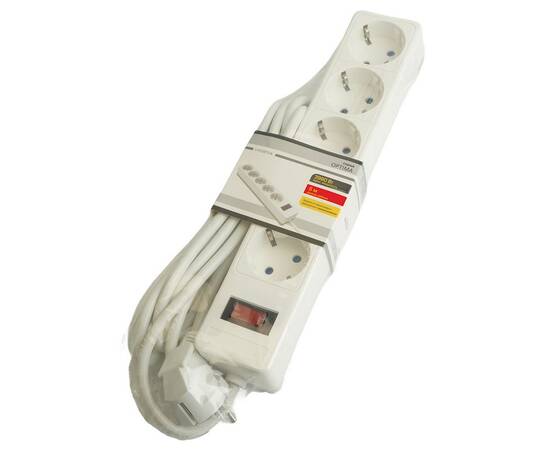 Сетевой фильтр 5-местный с/з Stekker Optima HM20-51-05 50094, изображение 7