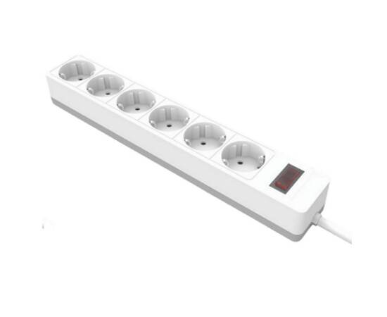 Сетевой фильтр 6-местный с/з Stekker Optima HM20-61-02 50095