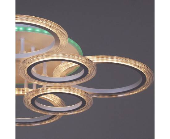 Потолочная люстра Reluce 09812-3.3-4+4A WH (RGB), изображение 4