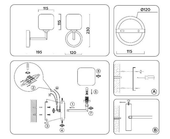Бра Ambrella Light High Light Heigh Light LH53021, изображение 5