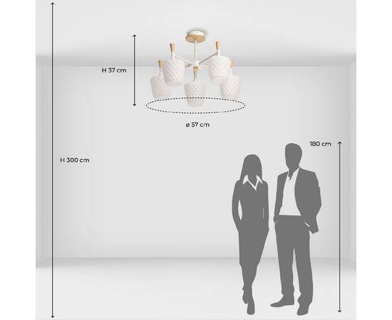 Люстра на штанге De Markt Дэла 635015105, изображение 11