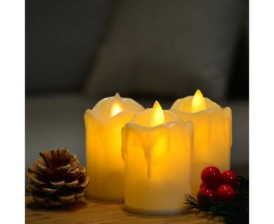 Фигурка светодиодная Свеча Uniel ULD-F062 WW CANDLE SET3 UL-00012457, изображение 7