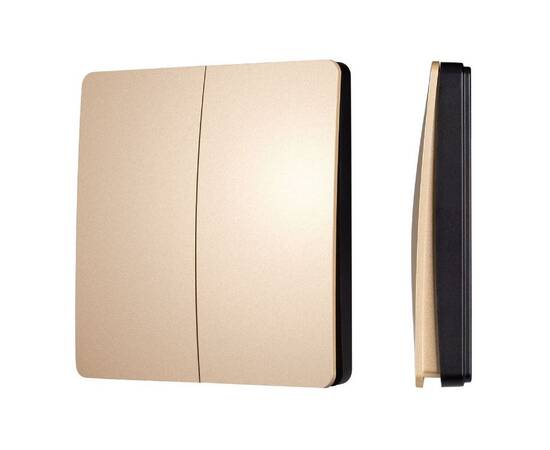Кнопочная панель Arlight KINETIC-801-22-2G-WP-SUF Gold (No battery, IP67, 433Mhz) 043313
