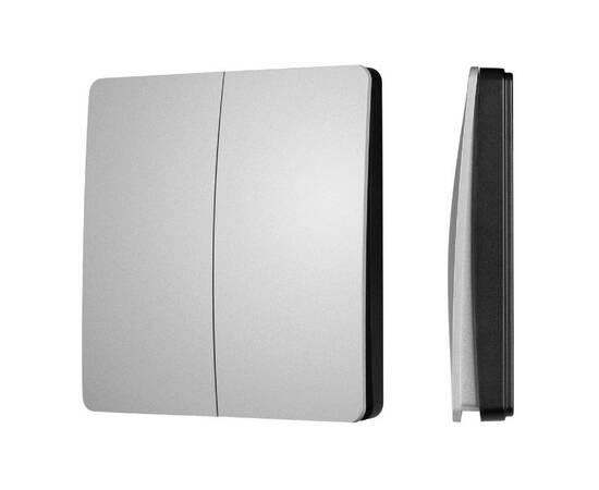 Кнопочная панель Arlight KINETIC-801-22-2G-WP-SUF Silver (No battery, IP67, 433Mhz) 051682
