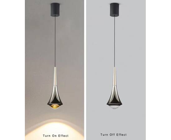 Подвесной светильник Delight Collection 8969P/1 gold/black, изображение 4