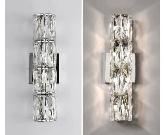 Настенный светильник Delight Collection Wall lamp A06W/4 silver/clear, изображение 6