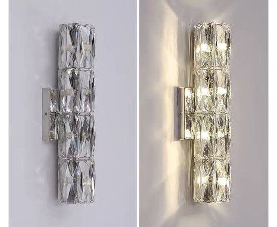 Настенный светильник Delight Collection Wall lamp A06W/4 silver/clear, изображение 7