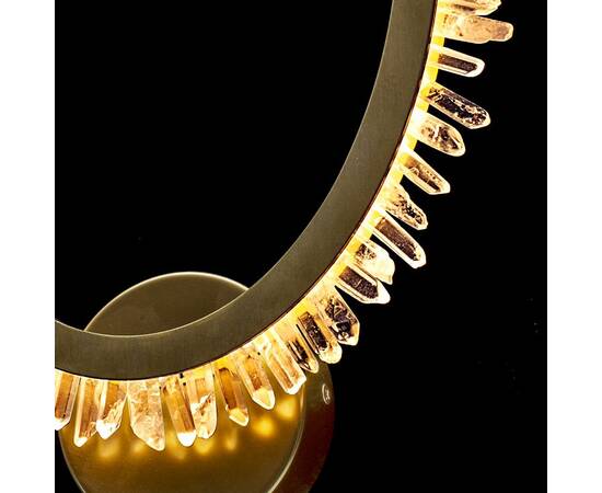 Настенный светильник Delight Collection Quartz Halo MB20020154-1A satin gold, изображение 2