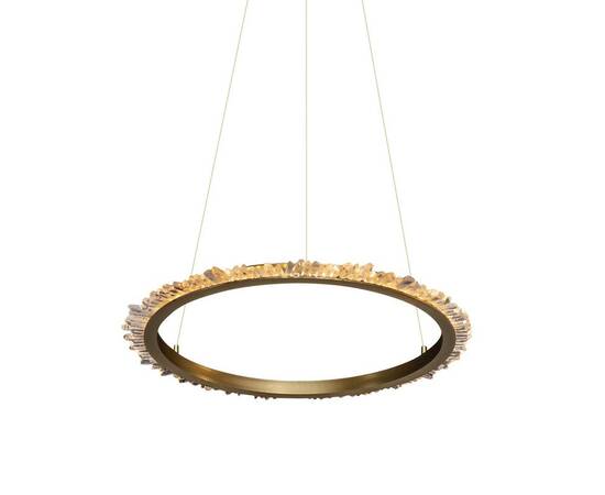 Подвесной светильник Delight Collection Quartz Halo MD20020154-1A satin gold